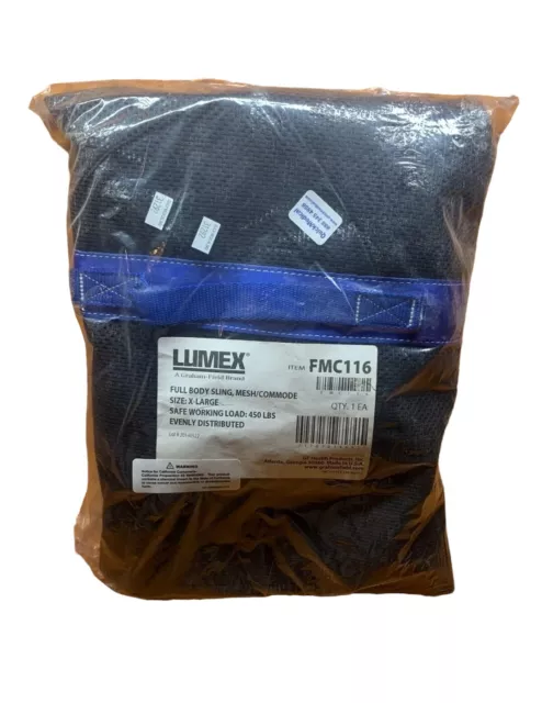 Graham-Field Lumex FMC116 Full-Body Mesh Commode Sling, X-Large