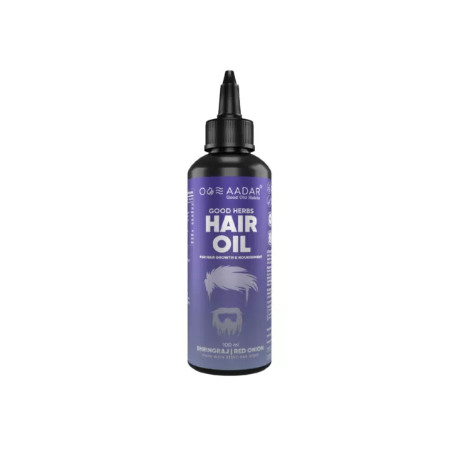 Good Herbs Hair Oil Ayurvedic Hair Fall Control Supports Hair Growth 100 ml