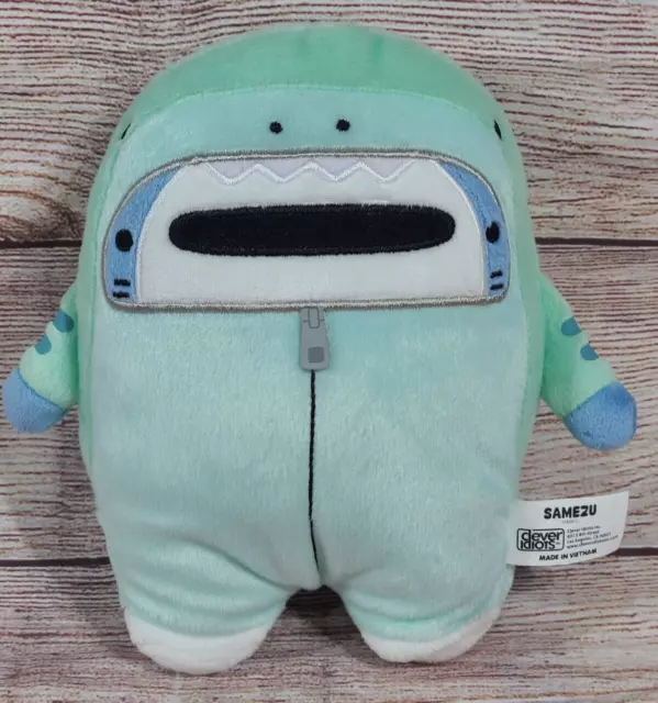 Samezu Plush Jinbe Tiger Shark in Whale Costume Stuffed Animal Clever Idiots 8" Samezu Plush Jinbe Tiger Shark in Whale Costume Stuffed Animal Clever Idiots 8"