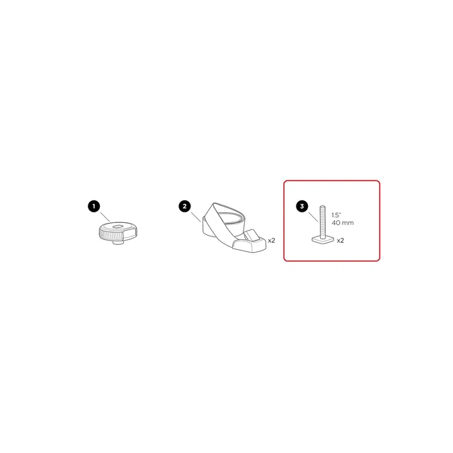 Thule T-Track vite per JawGrip 54641