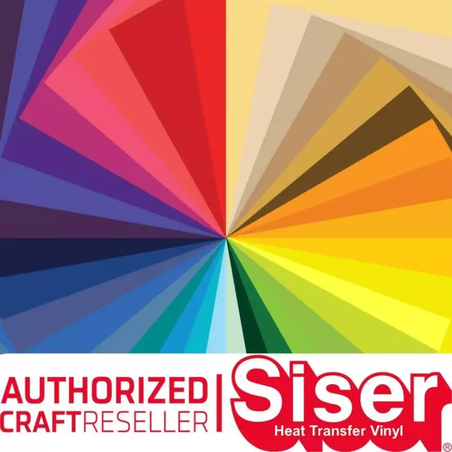 A4 Vinyl Sheets - Mixed Packs - Siser Easyweed - HTV Iron On - 57 Colour Choices