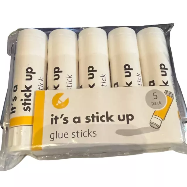 5 Glue Sticks Kids School Arts & Crafts Child Safe Non-Toxic Glue Multipack