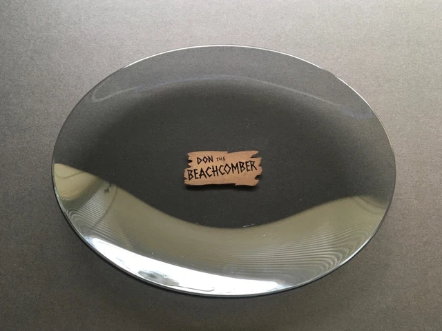 Vintage Tiki Don The Beachcomber Glass Dish Plate