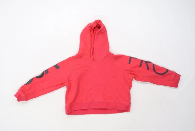 USA Pro Girls Red  Cotton Pullover Hoodie Size 13 Years