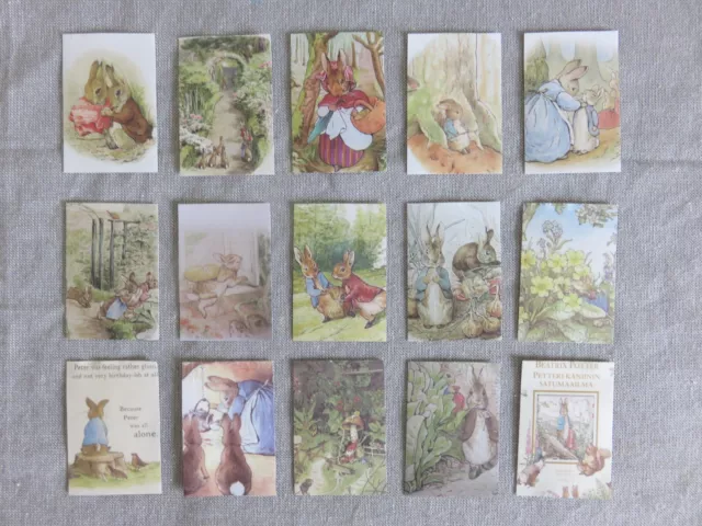 15 Images Vintage  Beatrix Potter - Peter Rabbit / Pierre Lapin