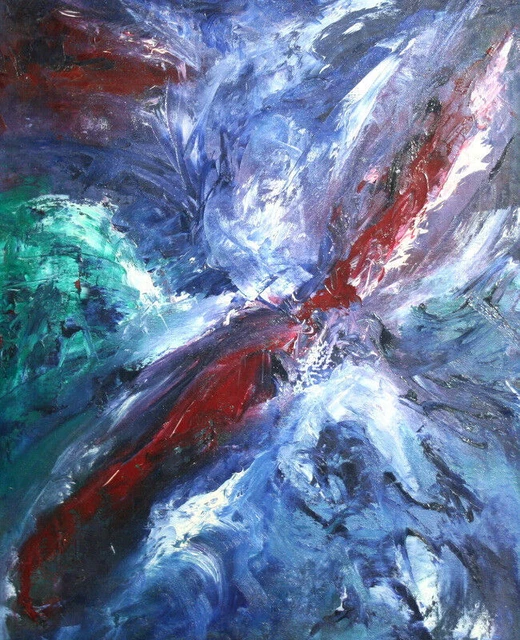 Stampe d'arte Astratta Retro Giardino Paesaggio Pittura su Tela Divano Moderno Poster Arte Immagine Della Parete per Soggiorno Decor 70x105 cm Senza