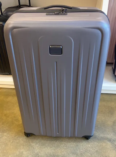 NEW Tumi V4 International Expandable 4 Wheel Packing Suit Case - TEXTURED GRAY