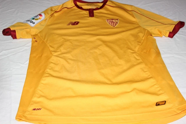 Offizielles Sevilla FC Fußballtrikot Marke Joma Größe M 54X65