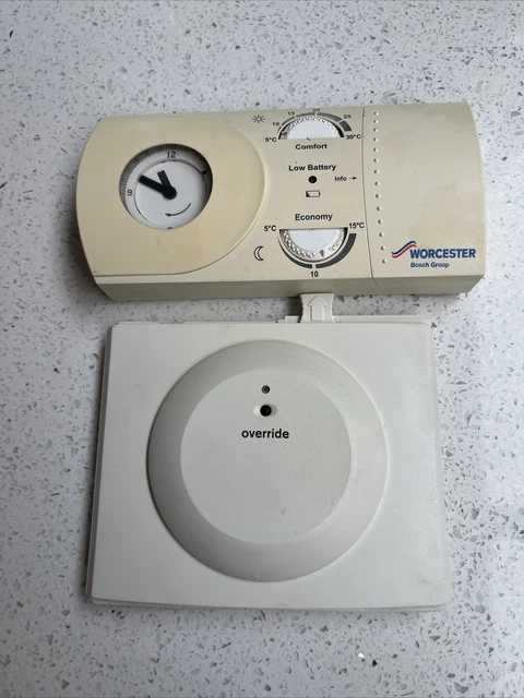 WORCESTER BOSCH MT10RF Wireless Mechanical Programmable Thermostat with  Receiver £75.00 - PicClick UK