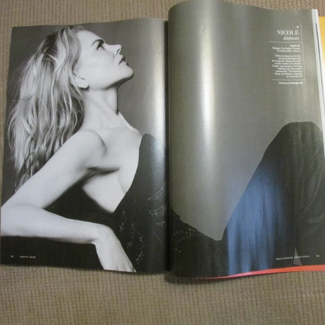 VANITY FAIR 2024 Hollywood Nicole Kidman NEVER READ Immediate shipping