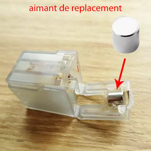 Lot 5x aimant pour flotteur réservoir de cafetière SENSEO niveau d'eau 6mm x 6mm 2