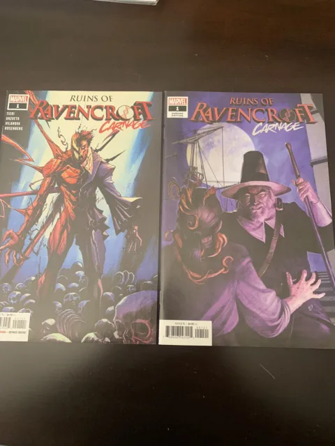 Ruins Of Ravencroft Carnage  #1  Both Covers Marvel Comics 2020