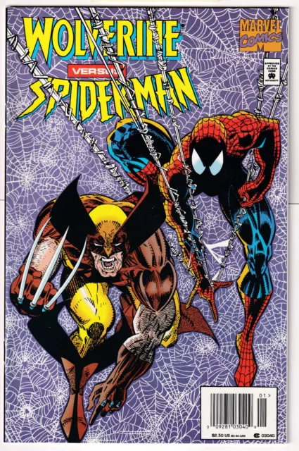 Wolverine VS Spider-Man #1 1995 Newsstand HIGH GRADE NM  (C275)