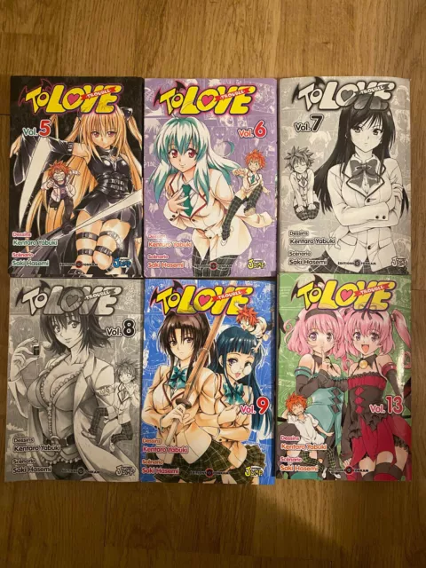 Manga To Love Trouble tomes 5 à 9 et 13 - Édition Tonkam Rare