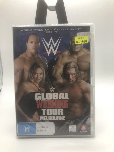 WWE Global Warning Tour Melbourne 2002 NTSC Region 4 DVD Brand New & Sealed