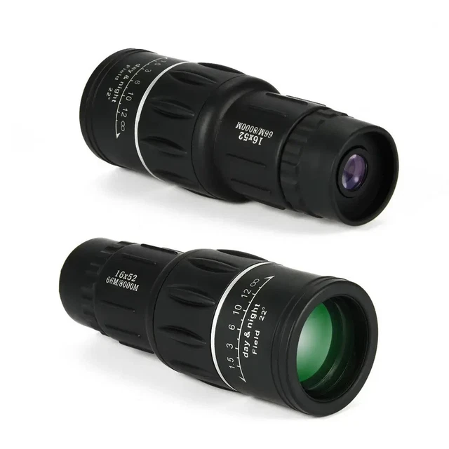 Monoculaire Bushnell PowerView 16x52 Noir - Neuve Sous Emballage, Grossissement 16x