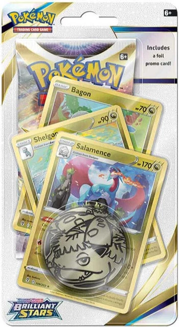 Pokémon Stelle Brillanti Premium Checklane Booster Blister Salamencia