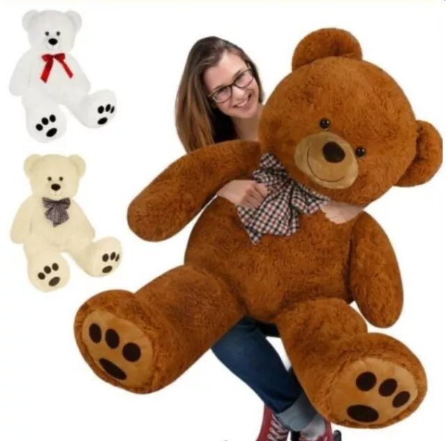 Large Teddy Bear Giant Teddy Bears Big Soft Plush Toys Kids 60/80/100/120/140cm