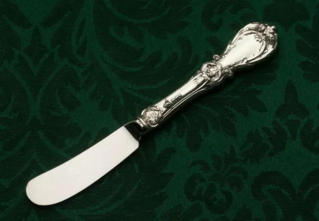 Burgundy Sterling flatware by Reed & Barton Hollow Handle Paddle Butter Spreader