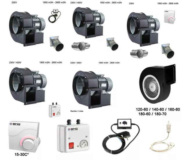 Radialgebläse Radialventilator Radiallüfter Radial/Gebläse div Größe Lüfter #