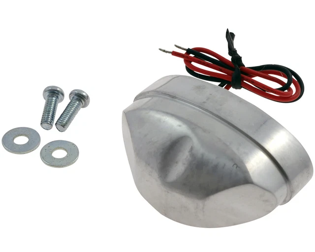 Eclairage de plaque d'immatriculation LED universel poli 58x22x30mm alu