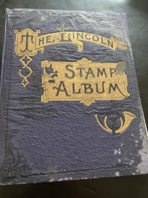 Old Lincoln Stamp Album