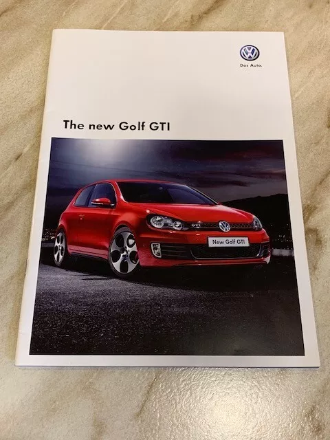 Volkswagen Golf GTI Mk6 2009 Brochure