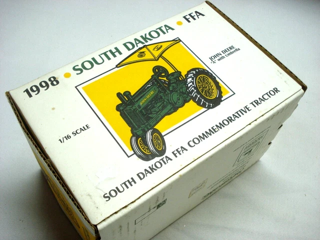 Ertl 29049 South Dakota Ffa 1998 John Deere A Umbrella Green 1/16 Tractor In Box