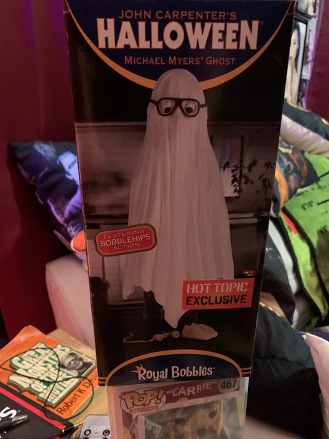 Royal Bobbles Halloween Michael Myers Ghost Bobblehead Hot Topic Exclusive NIB 2