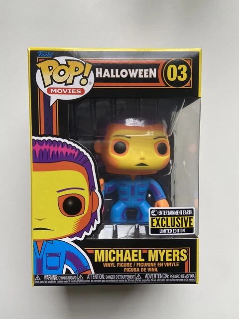 MINT Halloween Michael Myers Black Light Funko Pop! Vinyl Figure #03 W/PROTECTOR