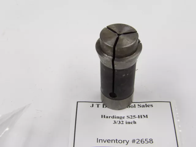 Hardinge S25-HM CNC Swiss Collet  3/32 Inch   Inv#2658