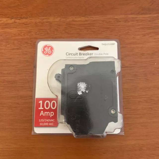 GE THQL21100P Q-Line 100 amperios 2 in. Nuevo interruptor de circuito de doble polo