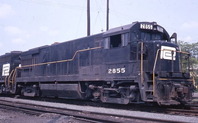 Penn Central U28B 2855 Orig Kodachrome Slide C112