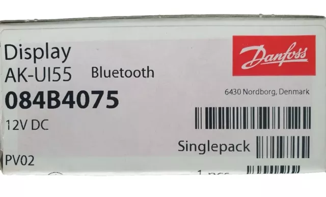 Afficheur Danfoss 084B4076  Display AK UI55 Bluetooth