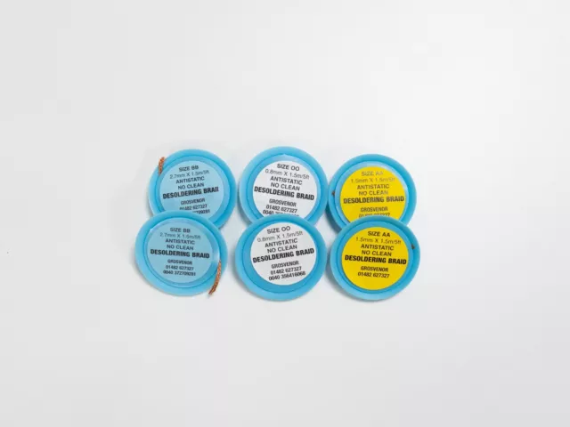 Step saldatura diverse misure x 6 - 2 x 0,8 mm - 2 x 1,5 mm - 2 x 2,7 mm