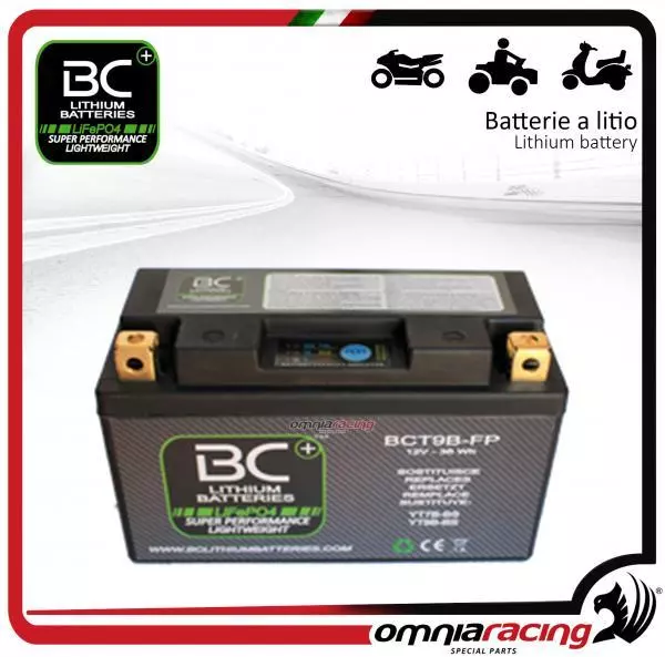 BC Battery moto lithium batterie pour Suzuki DRZ400SM 2005>2008