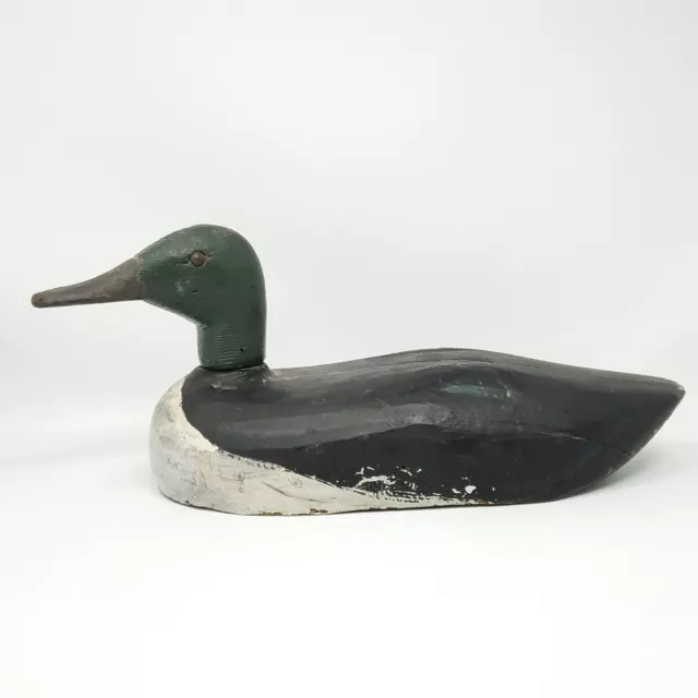 Vintage Hand Carved Painted Wooden Decoy  Loon or Duck