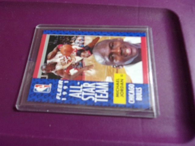 fleer all star team michael jordan