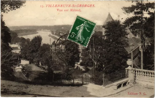 CPA AK Villeneuve St.Georges View of Ablond FRANCE (1282828)