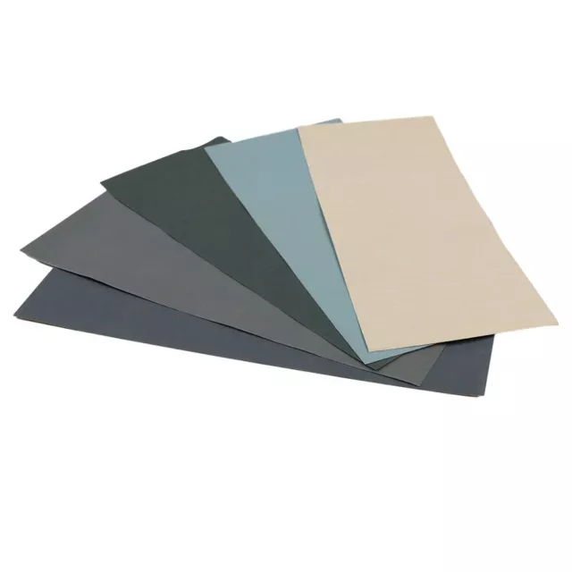 Professional Grade Mixed Grit Sandpaper 2000 2500 3000 5000 7000 Set of 5