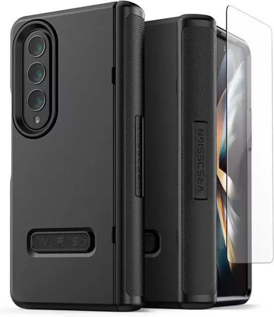 For Samsung Galaxy Z Fold 4 Case VRS® [Terra Guard M] Semi-Auto Hinge Cover