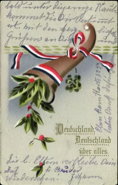 AK DT REICH 1916 FELDPOST PROPAGANDA 89 inf. div.