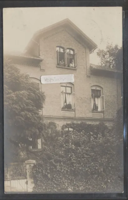 Haus  , Fassade  , Villa    alte  Fotokarte  gestempelt Göttingen 1913