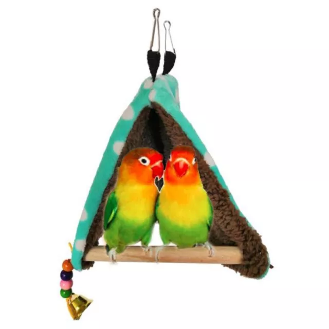 dicht Dreieck Warm Sittich bett Vogelnest Vogelkäfig-Barsch Papagei Hängematte