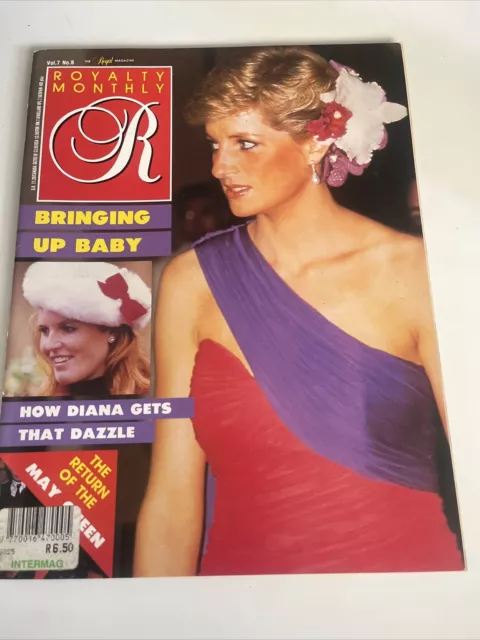 Royalty Monthly  Magazine Vol 7 No 8 May 1988 Princess Diana Cover