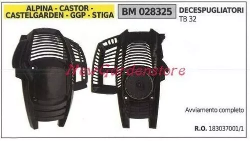 Masa En Motocicleta Castelgarden Motor Cortador de Cepillo TB 32 028325