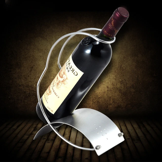 Estante de exhibición de vino de acero inoxidable estante de alambre soporte de almacenamiento para cocina