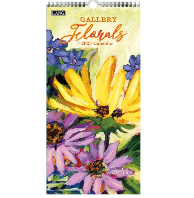 GALLERY FLORALS 2023 LANG Vertical Wall Calendar 9.99 PicClick