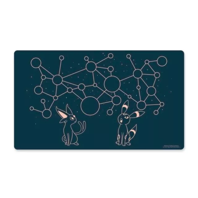 Pokémon Playmat TCG Espeon Umbreon Starry Constellation Pokemon Center Official