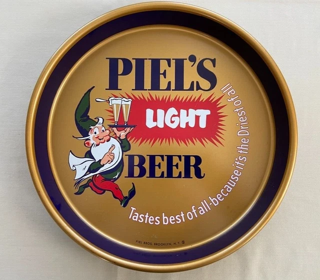 Piel's Light Beer Serving Tray 13" Piel Bros Brooklyn NY